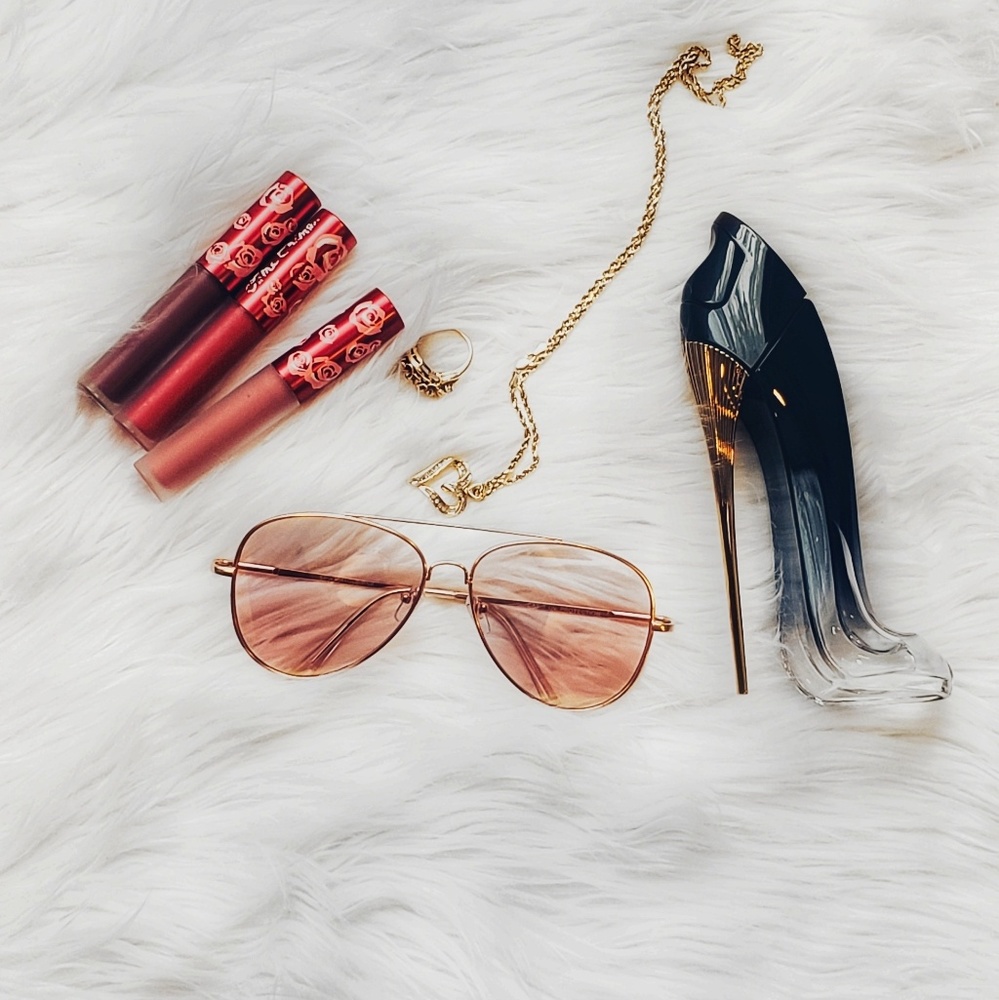 Rose Gold Sunglasses - Picture 2 of 5